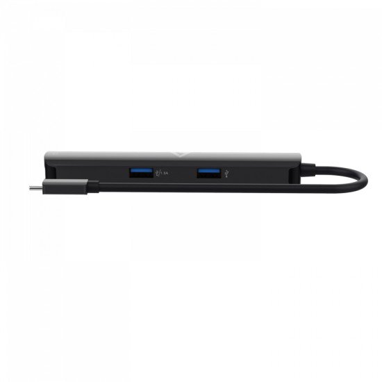 V7 CD52893 Station d'accueil USB 3.2 Gen 1 (3.1 Gen 1) Type-C Noir