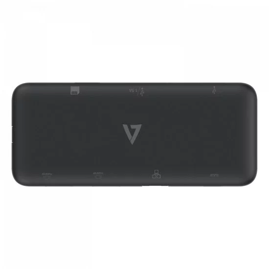 V7 CD52877 Station d'accueil USB 3.2 Gen 1 (3.1 Gen 1) Type-C Noir V7 CD52877 Station d'accueil USB 3.2 Gen 1 (3.1 Gen 1) Type-C Noir