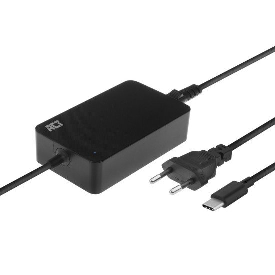 ACT AC2005 chargeur USB-C 65 W Noir
