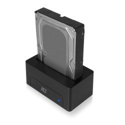 ACT AC1500 Station d'accueil de disques de stockage USB 3.2 Gen 1 (3.1 Gen 1) Type-A Noir ACT AC1500 Station d'accueil de disques de stockage USB 3.2 Gen 1 (3.1 Gen 1) Type-A Noir