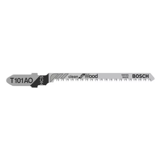 Bosch Lames de scie sauteuse T 101 AO Clean for Wood Bosch Lames de scie sauteuse T 101 AO Clean for Wood