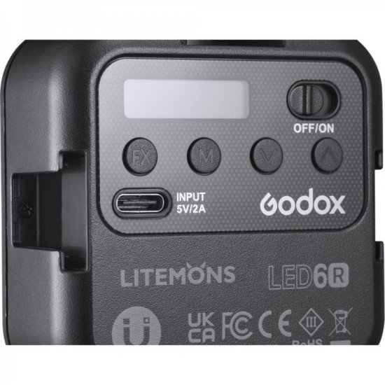 Godox LED6R flash Caméscope flash Noir