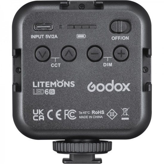 Godox LED6BI flash Caméscope flash Noir