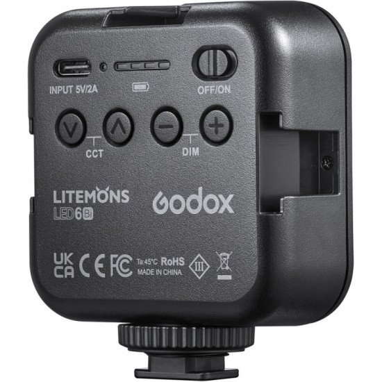 Godox LED6BI flash Caméscope flash Noir