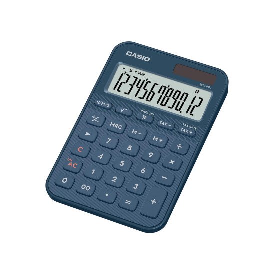 Casio MS-20YC calculatrice Bureau Calculatrice basique Marine