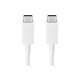 Samsung EP-DX510JWEGEU câble USB 1,8 m USB C Blanc Samsung EP-DX510JWEGEU câble USB 1,8 m USB C Blanc