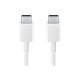 Samsung EP-DX310JWEGEU câble USB 1,8 m USB C Blanc