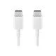 Samsung EP-DX310JWEGEU câble USB 1,8 m USB C Blanc Samsung EP-DX310JWEGEU câble USB 1,8 m USB C Blanc