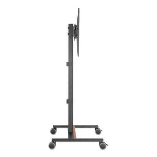 Manhattan Support sur roulettes pour TV/moniteurs, écrans 34" à 55", Compatibilité VESA : de 200x200 à 400x400 mm (vérifiez les dimensions des quatre trous de fixation à l'arrière), charge max. 35 kg, hauteur réglable sur 4 niveaux