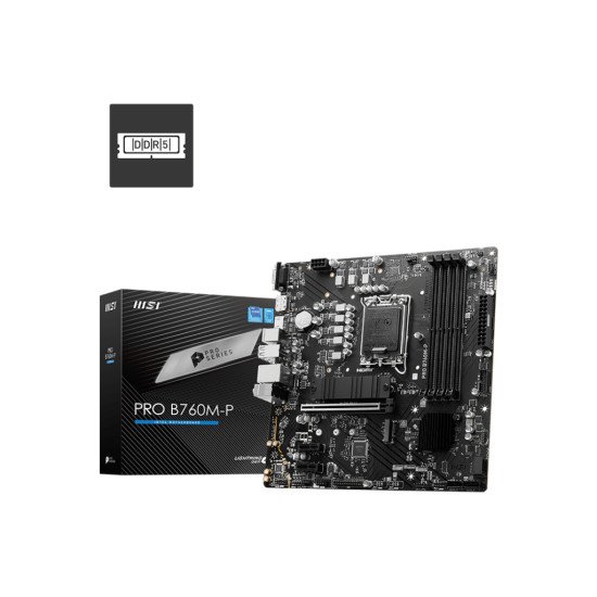 MSI PRO B760M-P carte mère Intel B760 LGA 1700 micro ATX