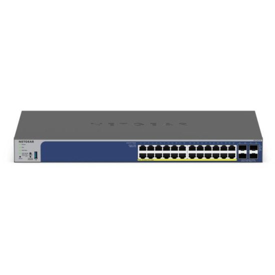NETGEAR GS728TX L2/L3 10G Ethernet (100/1000/10000) Connexion Ethernet POE Noir NETGEAR GS728TX L2/L3 10G Ethernet (100/1000/10000) Connexion Ethernet POE Noir