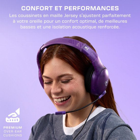 Turtle Beach Airlite Fit Casque Avec fil Arceau Jouer Noir, Violet Turtle Beach Airlite Fit Casque Avec fil Arceau Jouer Noir, Violet