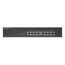 GS-1208P Non-géré Gigabit Ethernet (10/100/1000) Connexion Ethernet POE 1U Noir