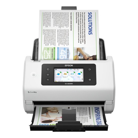 Epson WorkForce DS-800WN Alimentation papier de scanner 600 x 600 DPI A4 Blanc Epson WorkForce DS-800WN Alimentation papier de scanner 600 x 600 DPI A4 Blanc