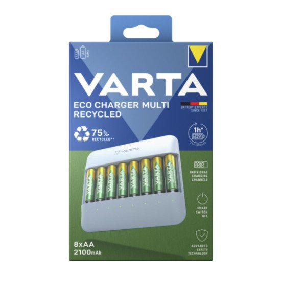 Varta Eco Charger Multi chargeur de batterie Varta Eco Charger Multi chargeur de batterie