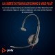 POLY Micro-casque Blackwire 3210 monaural USB-C