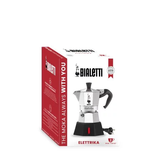 Bialetti Moka Elettrika 2 Tasses – Cafetière électrique 220V, Expresso Italien, Neuve