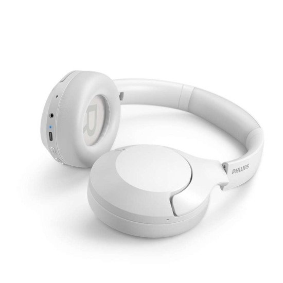 Philips TAH8506WT/00 écouteur/casque Écouteurs Sans fil Arceau Appels/Musique USB Type-C Bluetooth Blanc