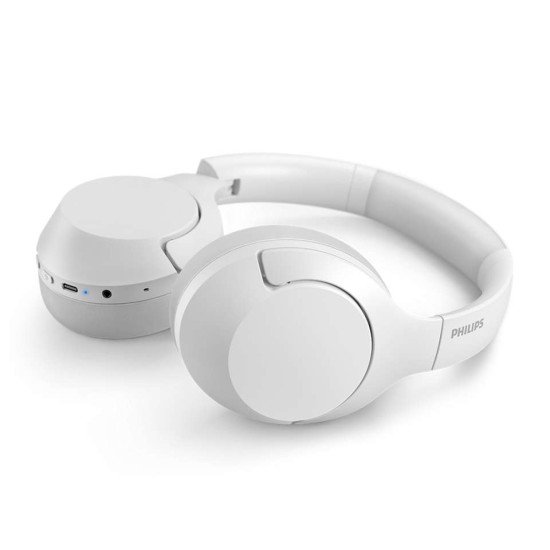 Philips TAH8506WT/00 écouteur/casque Écouteurs Sans fil Arceau Appels/Musique USB Type-C Bluetooth Blanc