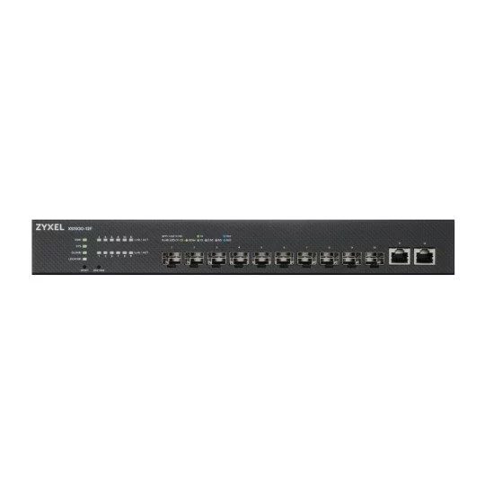 Zyxel XS1930-12F-ZZ0101F commutateur réseau Géré L2/L3 10G Ethernet (100/1000/10000) Noir Zyxel XS1930-12F-ZZ0101F commutateur réseau Géré L2/L3 10G Ethernet (100/1000/10000) Noir