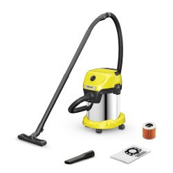 Kärcher WD 3 S V-17/4/20 17 L Aspirateur sans sac Sec&humide 1000 W Sac à poussière Kärcher WD 3 S V-17/4/20 17 L Aspirateur sans sac Sec&humide 1000 W Sac à poussière