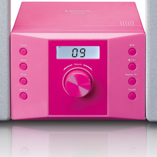 Lenco MC-013PK Système stéréo portable Numérique 4 W Rose