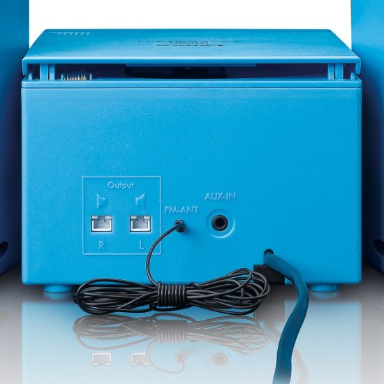 Lenco MC-013BU Système stéréo portable Numérique 4 W Bleu