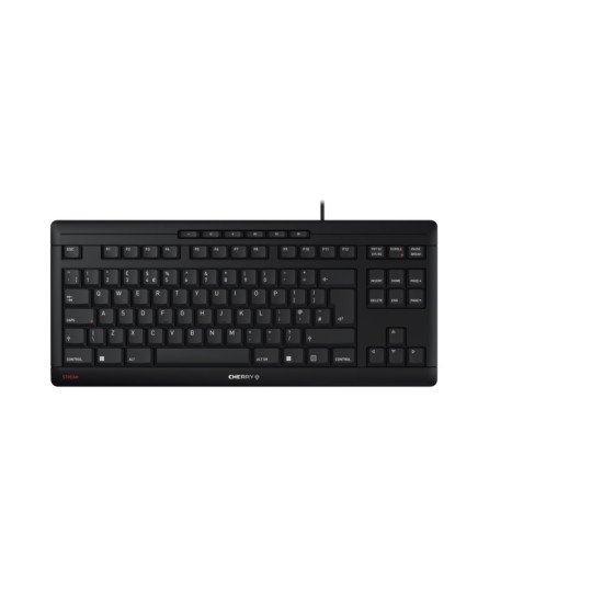 CHERRY STREAM KEYBOARD TKL clavier USB QWERTY Anglais Noir