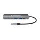 Conceptronic DONN11G hub & concentrateur USB 3.2 Gen 1 (3.1 Gen 1) Type-C 5000 Mbit/s Gris