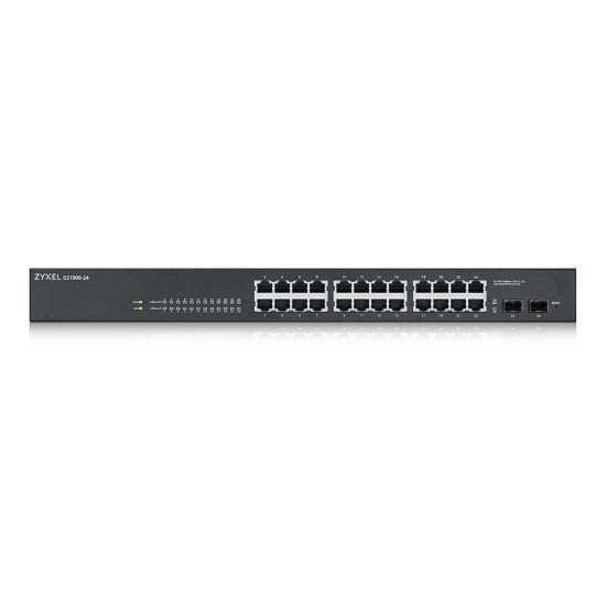 Zyxel GS-1900-24 v2 Géré L2 Gigabit Ethernet (10/100/1000) 1U Noir