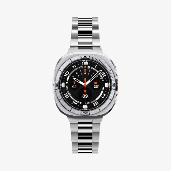 Spigen Bezel Tune Pro Couverture Argent Acier inoxydable, Polycarbonate (PC)