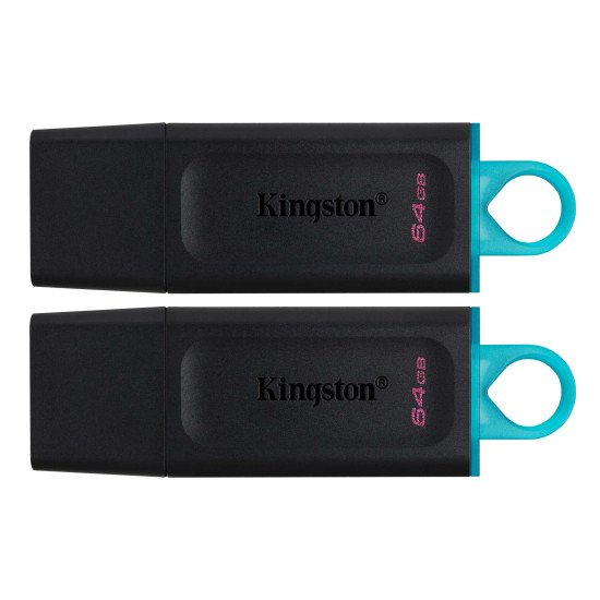 Kingston Technology DataTraveler Exodia lecteur USB flash 64 Go USB Type-A 3.2 Gen 1 (3.1 Gen 1) Noir