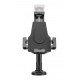 Manhattan Support de bureau pour iPad et tablettes, verrouillable, montage mural possible, antivol, pour tablettes 7,9" à 10,5", rotation 360°, inclinaison ±70°, pivot 330°, noir