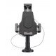 Manhattan Support de bureau pour iPad et tablettes, verrouillable, montage mural possible, antivol, pour tablettes 7,9" à 10,5", rotation 360°, inclinaison ±70°, pivot 330°, noir