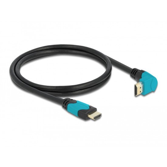 DeLOCK 86991 câble HDMI 1 m HDMI Type A (Standard) Noir, Bleu