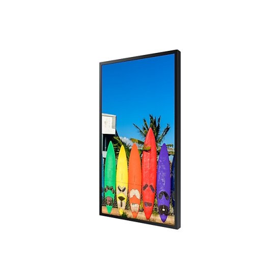 Samsung LH46OMBEBGBXEN affichage de messages Panneau plat de signalisation numérique 116,8 cm (46") VA Wifi 4000 cd/m² Full HD Noir Intégré dans le processeur Tizen 5.0 24/7