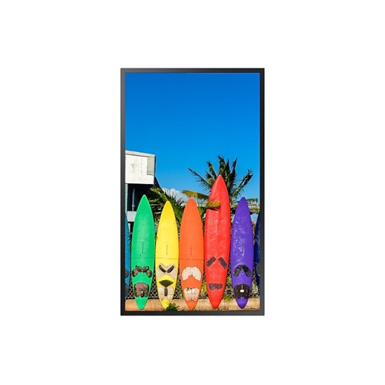 Samsung LH46OMBEBGBXEN affichage de messages Panneau plat de signalisation numérique 116,8 cm (46") VA Wifi 4000 cd/m² Full HD Noir Intégré dans le processeur Tizen 5.0 24/7