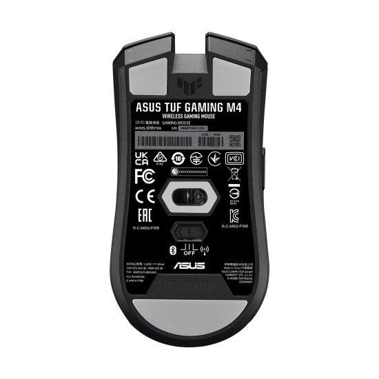 ASUS TUF Gaming M4 Wireless souris Jouer Droitier RF sans fil + Bluetooth Optique 12000 DPI ASUS TUF Gaming M4 Wireless souris Jouer Droitier RF sans fil + Bluetooth Optique 12000 DPI