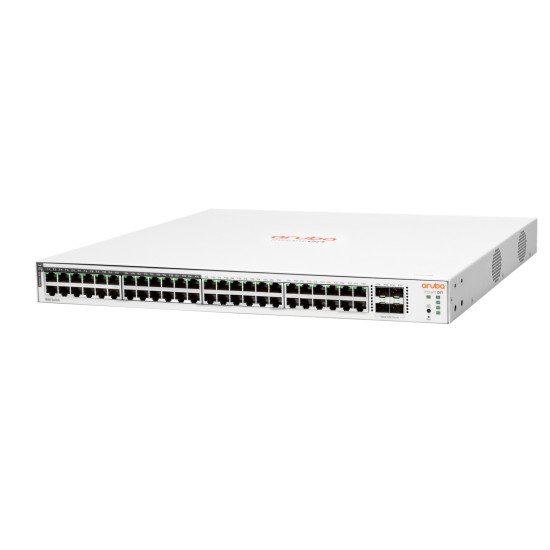 HPE Aruba Instant On 1830 48G 24p Class4 PoE 4SFP 370W Géré L2 Gigabit Ethernet (10/100/1000) Connexion Ethernet, supportant l'alimentation via ce port (PoE) 1U