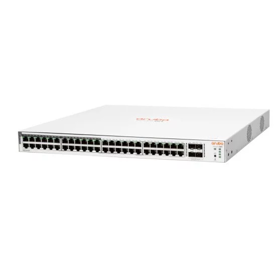 Aruba Instant On 1830 48G 24p Class4 PoE 4SFP 370W (x20) Géré L2 Gigabit Ethernet (10/100/1000) Connexion Ethernet POE 1U Aruba Instant On 1830 48G 24p Class4 PoE 4SFP 370W (x20) Géré L2 Gigabit Ethernet (10/100/1000) Connexion Ethernet POE 1U
