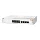 HPE Aruba Instant On 1830 8G 4p Class4 PoE 65W Géré L2 Gigabit Ethernet (10/100/1000) Connexion Ethernet, supportant l'alimentation via ce port (PoE) 1U