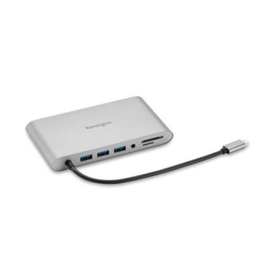 Kensington UH1440P Station d'accueil mobile USB-C 5 Gbits/s sans pilote avec double sortie vidéo – DP/HDMI/VGA