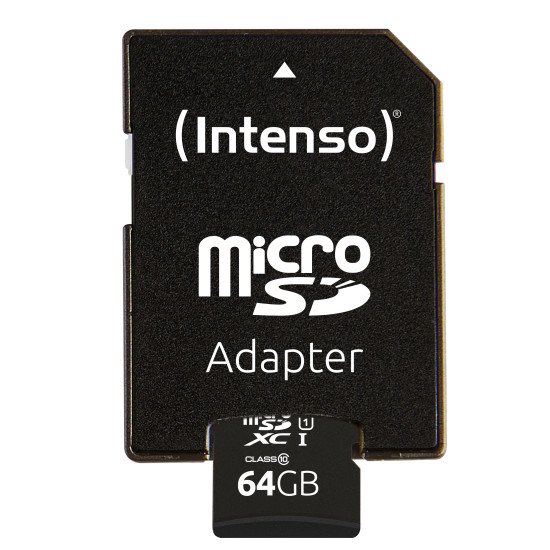 Intenso 3424490 mémoire flash 64 Go MicroSD UHS-I Classe 10