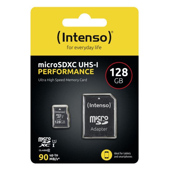 Intenso 3424491 mémoire flash 128 Go MicroSD UHS-I Classe 10