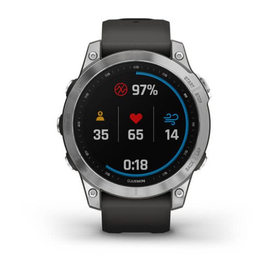 Garmin fenix 7 3,3 cm (1.3") MIP 47 mm Argent GPS (satellite)