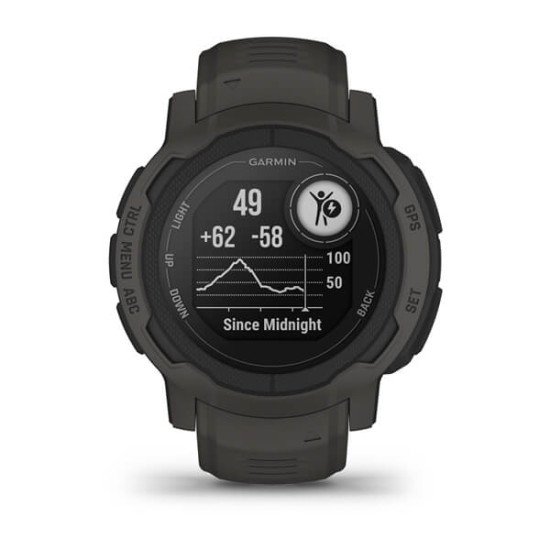 Garmin Instinct 2 2,29 cm (0.9") MIP 45 mm Graphite GPS (satellite)