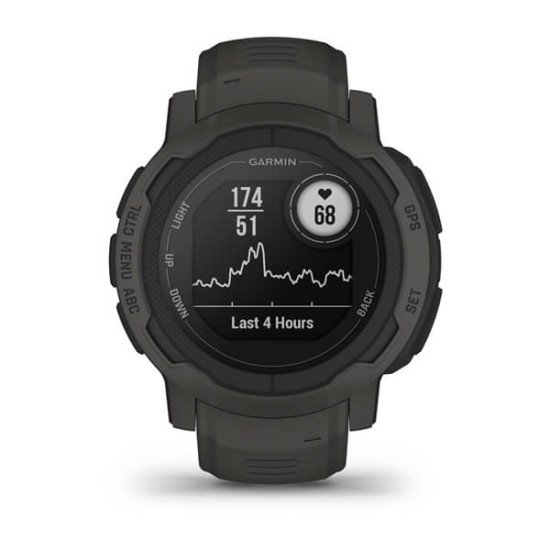 Garmin Instinct 2 2,29 cm (0.9") MIP 45 mm Graphite GPS (satellite)