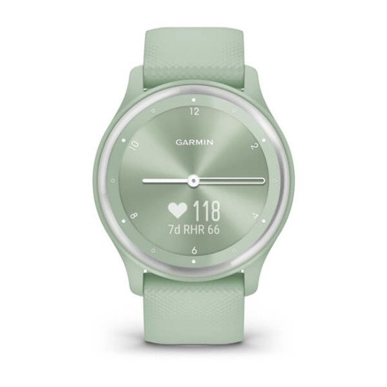 Garmin vívomove Sport OLED 40 mm Couleur menthe GPS (satellite) Garmin vívomove Sport OLED 40 mm Couleur menthe GPS (satellite)