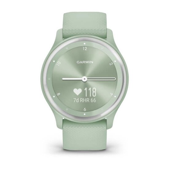 Garmin vívomove Sport OLED 40 mm Couleur menthe GPS (satellite)