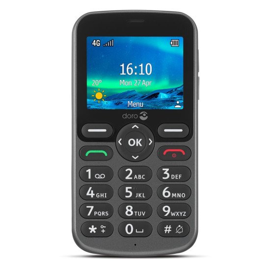 Doro 5860 6,1 cm (2.4") 112 g Noir Téléphone d'entrée de gamme